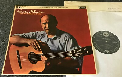 CARLOS MONTOYA AND HIS FLAMENCO GUITAR-FIRST PRESS UK 1958 RCA VINYL LP-RD 27246