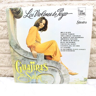 Los Violines De Pego Guajiras De Salón Volumen II Vinyl Record LP VG+ Album