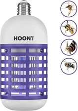 Hoont Electric Indoor Bug Zapper Bulb Mosquito, Fly Killer UPGRADED 500 Sq. Ft.
