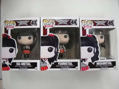 Funko POP! BABYMETAL Su-Metal Yuimetal Moametal plush figure 