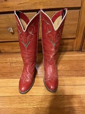 Vintage 70's Dingo Cowboy Western Boots Womens Size 8M