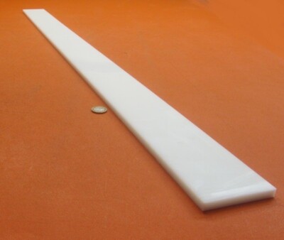 HDPE White Bar 3/4'' Thick x 3.25'' Wide x 48'' Long