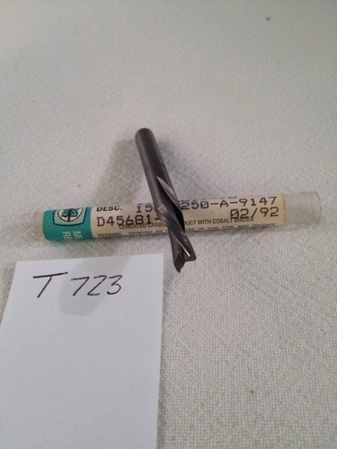 1 NEU (METALLENTFERNUNG) 1/4 ZOLL DURCHMESSER HARTMETALL HOLZFRÄSE. 2 FL DOWN CUT USA -T723 - Bild 2 von 3