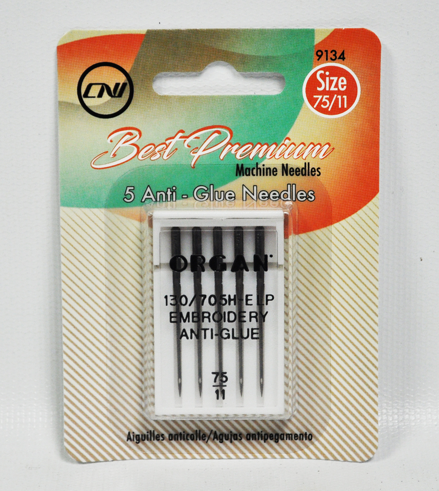 CLOVER♣️HEAD Clover Best Premium Needle Anti Glue Sz 75/11 5pc for sale