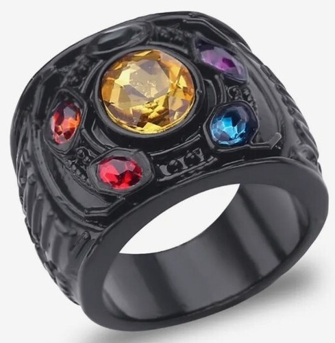 Marvel Avengers Infinity War Gauntlet Infinity stone Glass Ring Thanos CHOICE - Picture 20 of 20