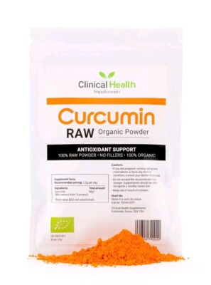 Curcumin C3  Bio Rohpulver (96% Curcuminoide) antiviral, antioxidativ 60g