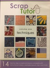 Scrap Tutor Volume 1 Techniques 14 Step-by-step Lessons Scrapbooking Hobby Learn