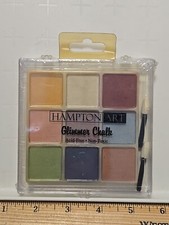 Hampton ART Glimmer Chalk Palette Scrapbooking ASTM-D4236 Acid Free Non-toxic