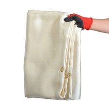 4' X 6' WELDING BLANKET PROTECTIVE FABRIC S FIBERGLASS FIRE FLAME RETARDANT