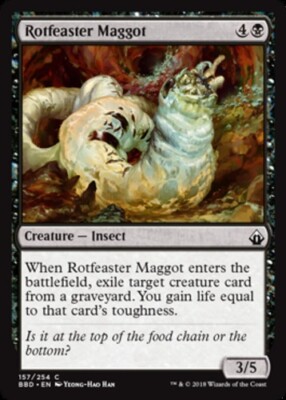 Rotfeaster Maggot Light Play, English Magic the Gathering MTG Battlebond
