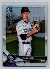 2018 Bowman Chrome Prospects Refractors #BCP109 Sam Howard /499