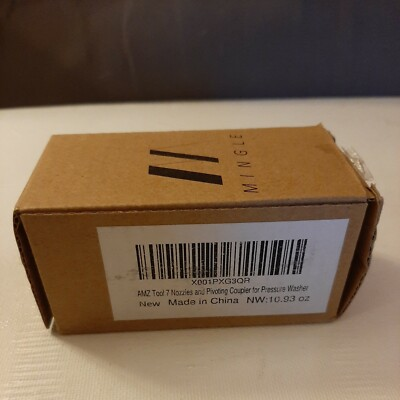 #ad AMZ Tool Pressure Washer Accessories Kit 7 Power Washer Spray Nozzle Tips 1 4 $9.99