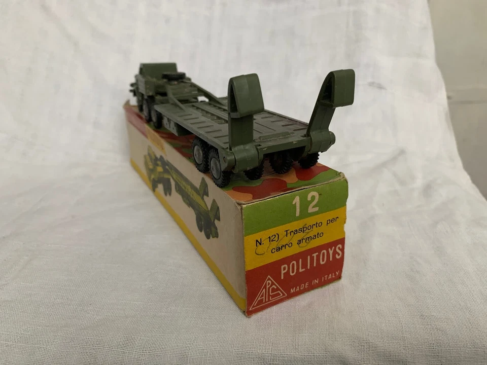 POLITOYS N:12 TRASPORTO PER CARRO ARMATO 1/41 - Immagine 3 di 4