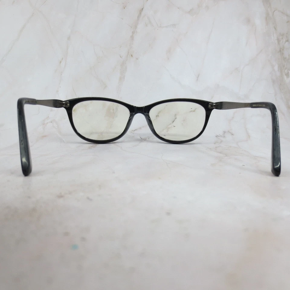 Armação de óculos Anna Sui feminina AS559-001 aro completo de metal preto 54-17-140 - Imagem 4 de 4