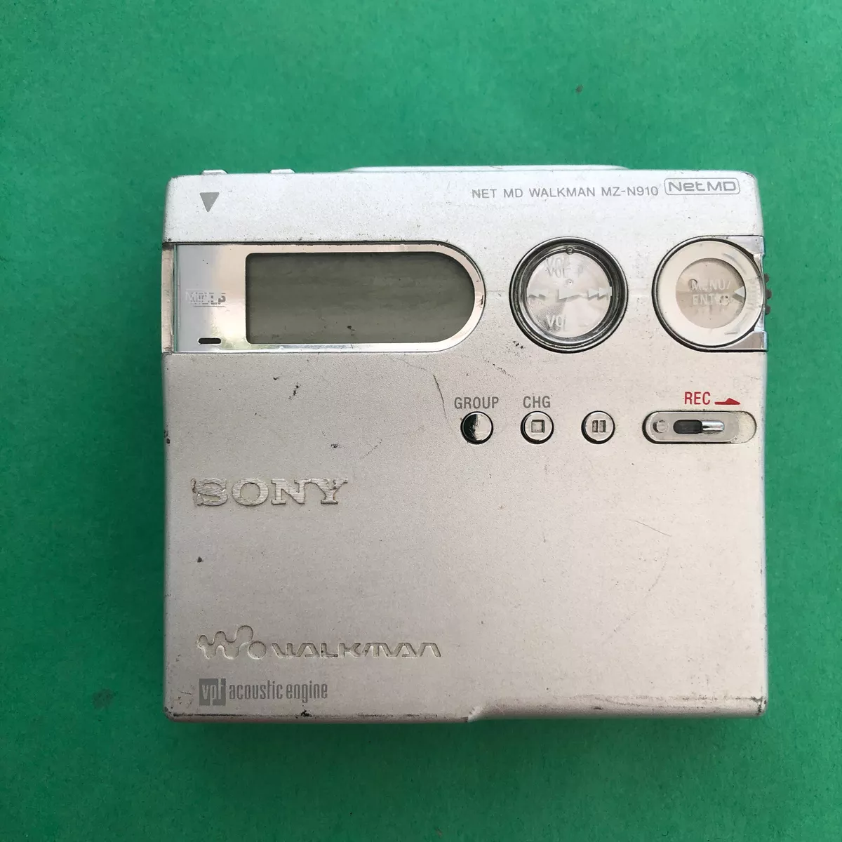 Sony MZ-N910 NetMD Walkman MiniDisc Recorder/Player Silver Japan eBay