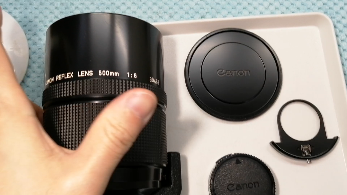 CANON New FD REFLEX 500mm f/8 Mirror Telephoto MF NFD Lens CANON New FD REFLEX 500mm f/8 Mirror Telephoto MF NFD Lens