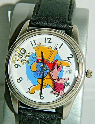 Winnie the Pooh 掛時計 WINNIE THE POOH AND PIGLET ANIMATOR MEN WATCH box144 | eBay