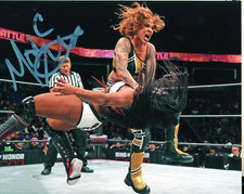 Mercedes Martinez  Autographed Color 8x10 AEW ROH WWE    Free Shipping #2