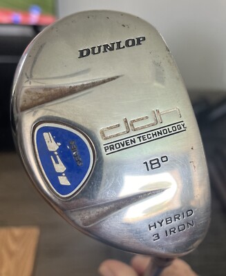 Dunlop ICE DDH 3 Hybrid Iron - Firm/Stiff Flex 70g Graphite Shaft / 18 Degree