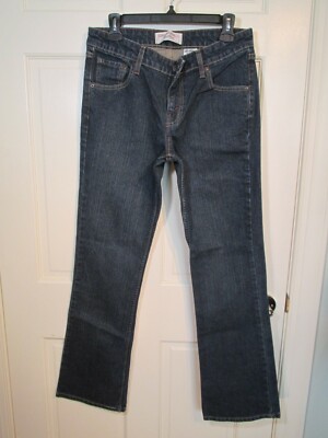 Womens Levi Strauss Signature Stretch Low Rise Bootcut Jeans Sz 8M