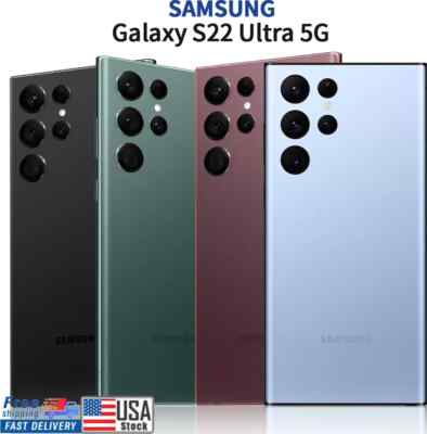  NEW SEALED Samsung Galaxy S22 Ultra 5G 128-512GB GSM CDMA Factory Unlocked US