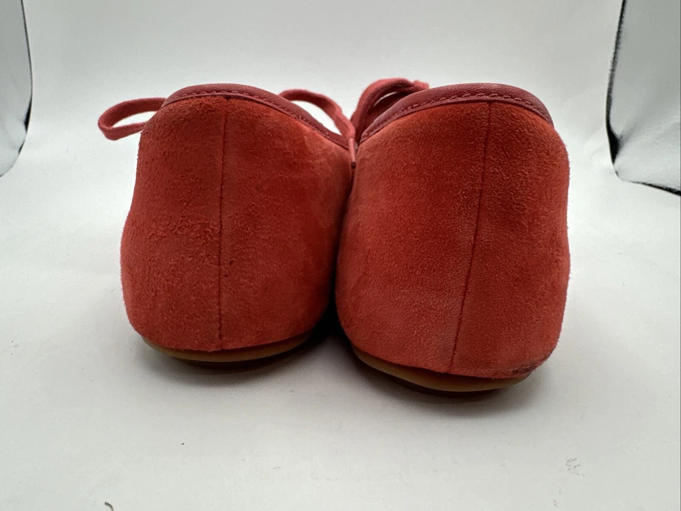 FitFlop Zapatos Mujer 6 Rojo Gamuza Oxfords Con Cordones Pisos Cómodos Delfines Mocasines Foto 4 de 4