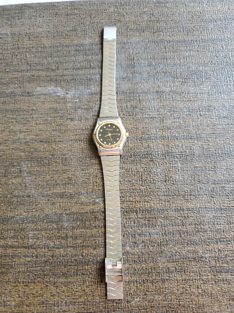 Capri Two Toned Quartz Analog Ladies Watch With Swiss Parts