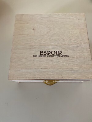 Japanese Espoir Martian Original 10 Piece Gold Plated Silverware
