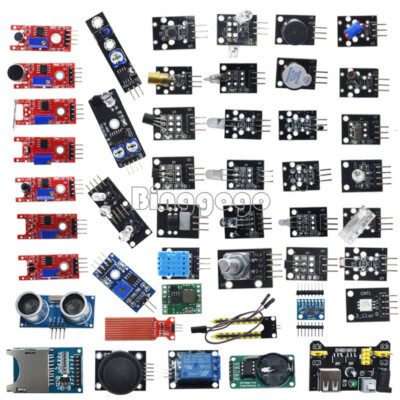 Updated 45 In 1 Sensor Module Starter Kit For Arduino Raspberry Pi Education