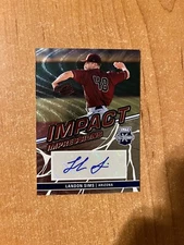 2023 Panini Elite Extra Edition - Landon Sims - Impact Impressions Auto