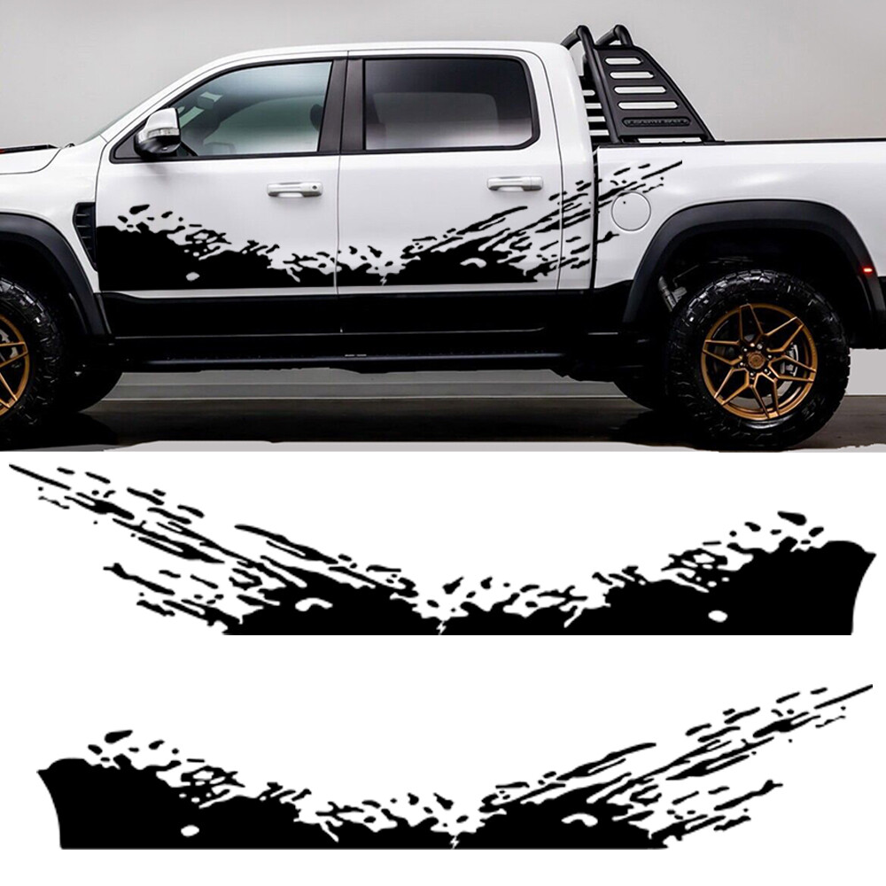Splash Decal Car Side Body Graphics Vinyl Decoration Stickers Truck