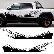 Splash Decal Car Side Body Graphics Vinyl Decoration Stickers Truck 2pcs