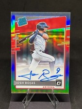 Josh Rojas 2020 Donruss Optic Rated Rookie Signatures Holo #RRS-JR Diamondbacks