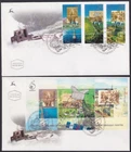 ISRAEL Sc # 1325-8 SET of 2 FDC - 50th ANN ISRAEL's WAR of INDEPENDENCE 1948