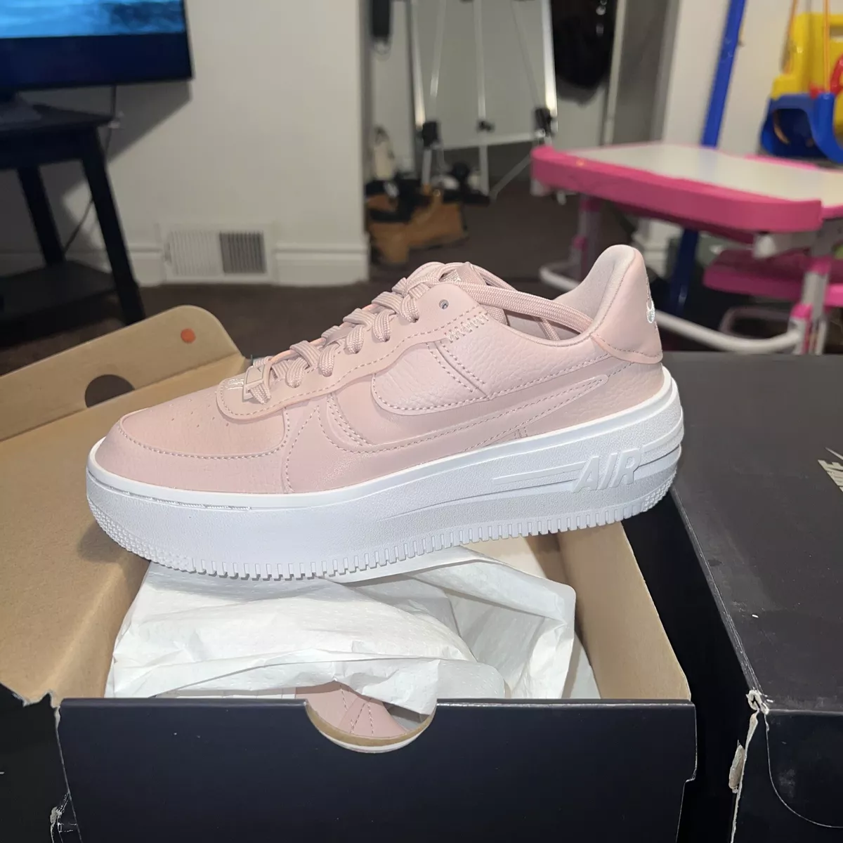 Nike Air Force 1 PLT.AF.ORM Atmosphere Pink Oxford (Women's)