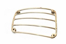 Parrilla de tanque con acabado dorado hecha en latón en relieve se adapta a motocicleta Royal Enfield
