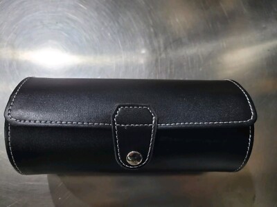 Gary&Ghost Black Roll Style Travel Bracelet Watch Case and Jewelry Organizer