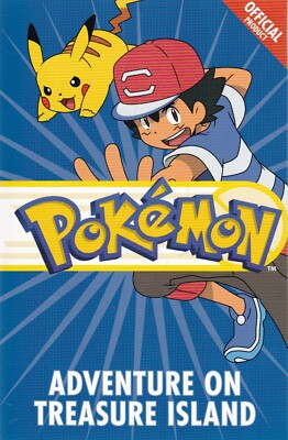 Adventure on Treasure Island Book The Official Pokémon Fiction, New