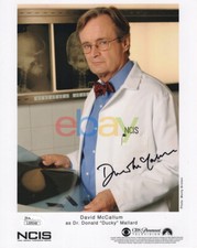 DAVID MCCALLUM SIGNED 8x10 PHOTO DUCKY FROM NCIS reprint