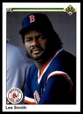 1990 Upper Deck Lee Smith Boston Red Sox #393