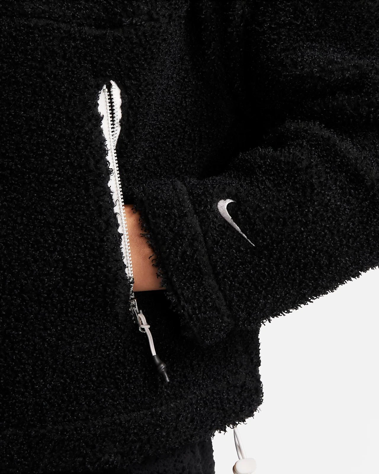 SACAI Nike Therma FIT maglione donna felpa con cappuccio DQ6242 010 felpa corsa sport nuovo M