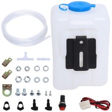 Universal Windshield Washer Pump Reservoir Kit 99300 Fluid Reservoir Tank Bot... Universal Windshield Washer Pump Reservoir Kit 99300 Fluid Reservoir Tank Bot...