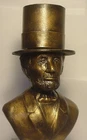RARE Bust of 16th U.S. President Abraham Lincoln Wearing Stovepipe Hat Civil War