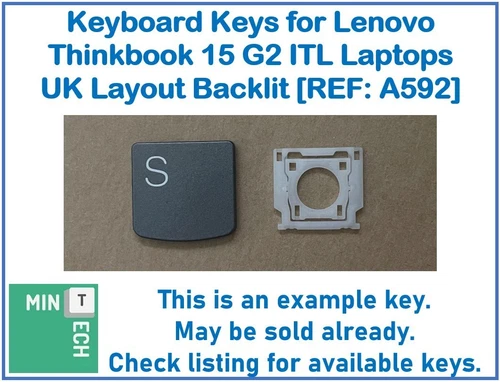 Keyboard Replacement Keys for Lenovo Thinkbook 15 G2 Laptops UK Layout Backlit