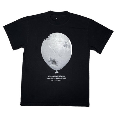 The Weeknd x Daniel Arsham House of Balloons 10th Anniversary Shirt Size S XO