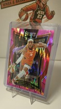 2025 Panini Select WNBA Aaliyah Edwards Pink Flash Prizm #32 Concourse Sun