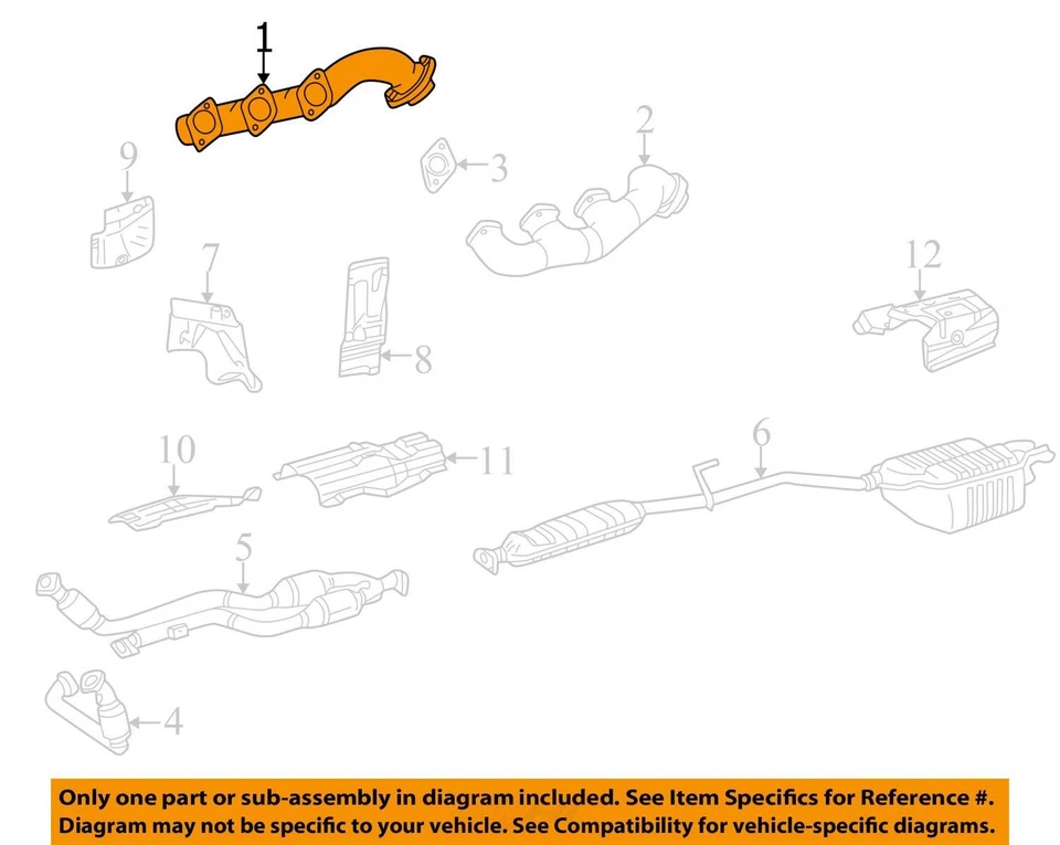 Mercedes-Benz Ml320 1998 turbocompresor colector de escape con turbocompresor PTPB8 Foto 3 de 4