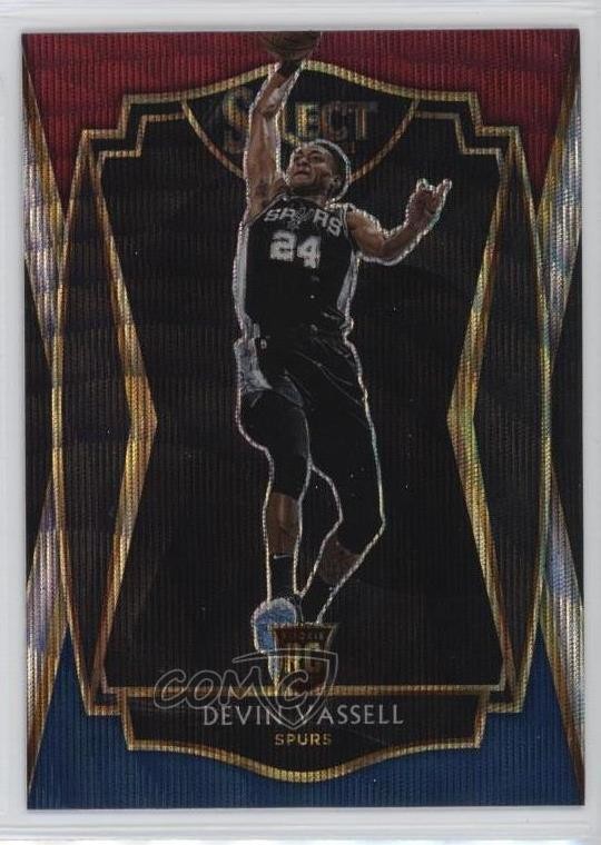 2020-21 Panini Select Premier Level Tri-Color Prizm Devin Vassell #179 6k2