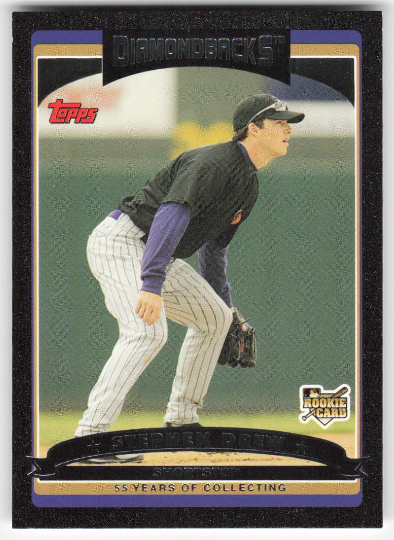 Stephen Drew 2006 Topps Updates & Highlights #UH150 Black #/55 57273