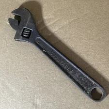 Vintage J.H. Williams & Co. 6” Adjustable Wrench Locking Made In USA